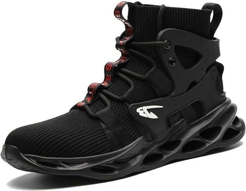 Sicherheitsstiefel mit Stahlkappe für Herren und Damen, leichte, atmungsaktive Industrie- und Bauschuhe-40