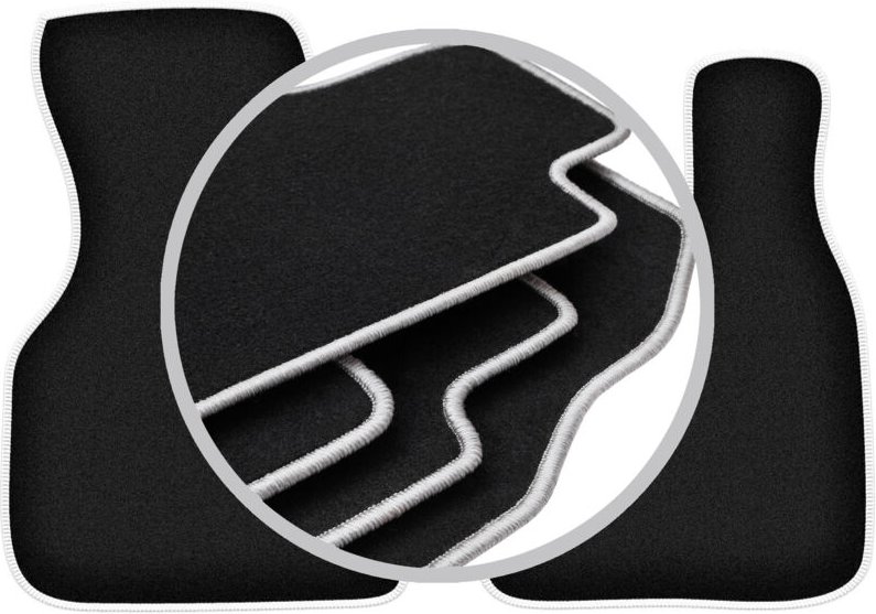 CARLUX-SILVER Autofußmatten für: GMC Safari II Van (1995-2005)