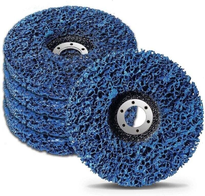 Reinigungsscheiben 125 x 22 mm, Schleifscheibe, Entgratscheiben zur Lackoberflächenbehandlung, Schleifscheibe für Winkel...