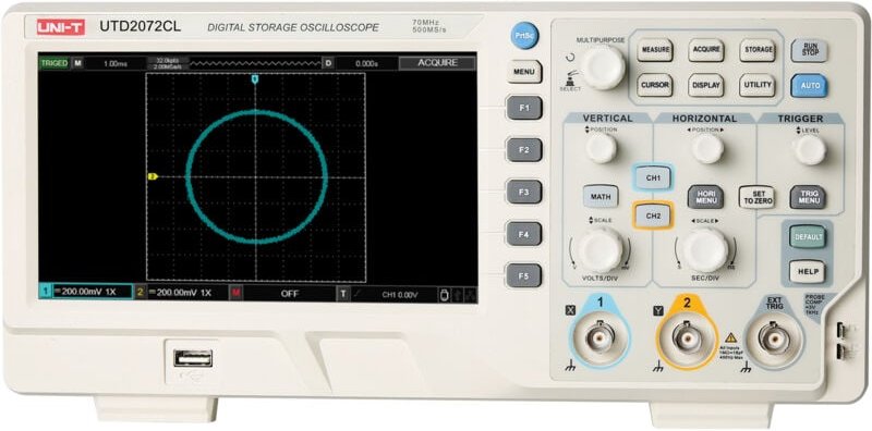 Thumbnail - Oszilloskop, UTD2072CL, 2 Kanäle, 70 MHz - Uni-t