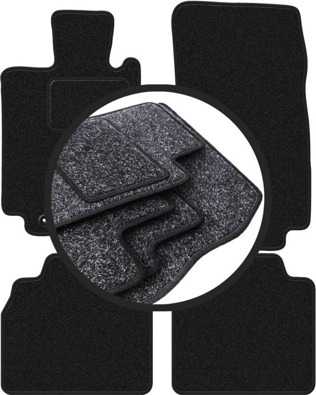 ANTHRA Autofußmatten für: Mercedes S W220 lang (1998-2005)