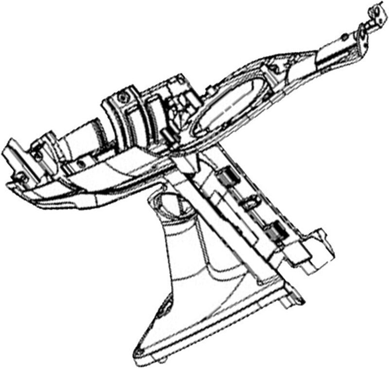 Ersatzteil - Gehäuse unten (weiß) - Rowenta