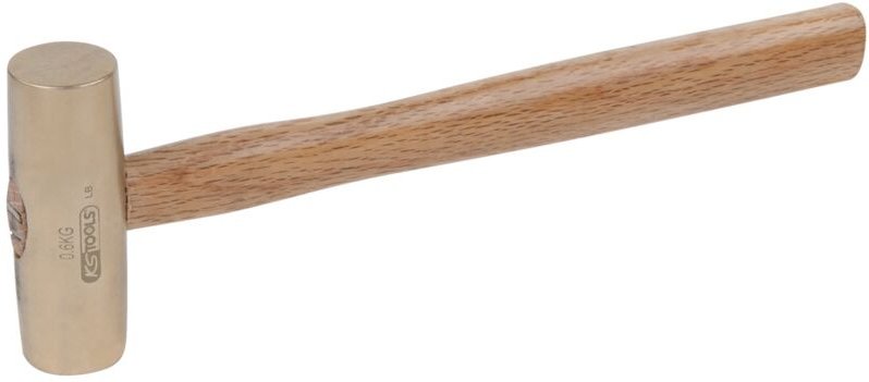 KS Tools BRONZEplus Maschinistenhammer, 600g, amerikanische Form