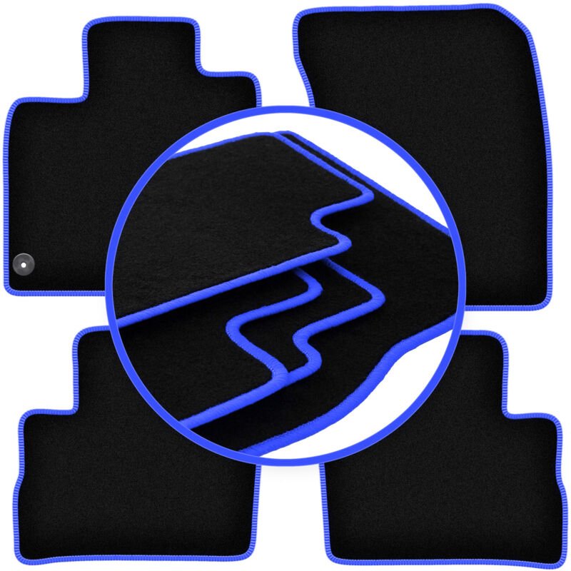 CARLUX-BLUE Autofußmatten für: Nissan Qashqai III mHEV SUV (2021-)