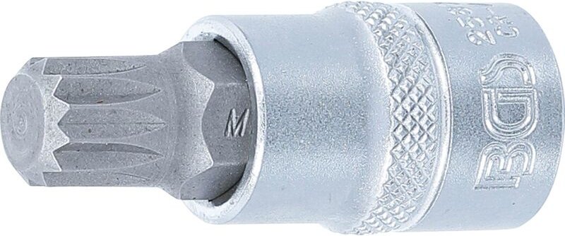 Bgs Technic - Bit-Einsatz Antrieb Innenvierkant 10 mm (3/8') Innenvielzahn (für xzn) M12