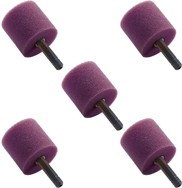 Polierschwamm pz-v Violett 35 hex 5 Stück, Zylinderform 517.763 - Flex