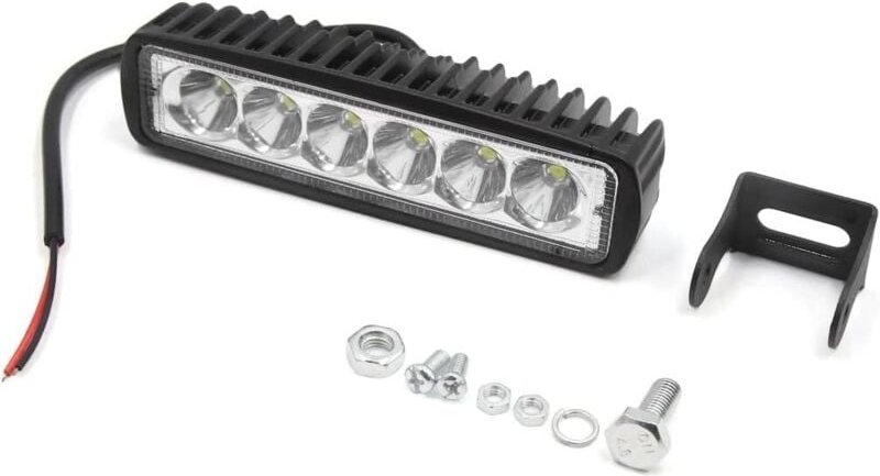 Universal 6 led Tagfahrlicht Lampe Weiß dc 12V 18W für Auto (EF052 06448 930FC 18081 75CEB 05301)