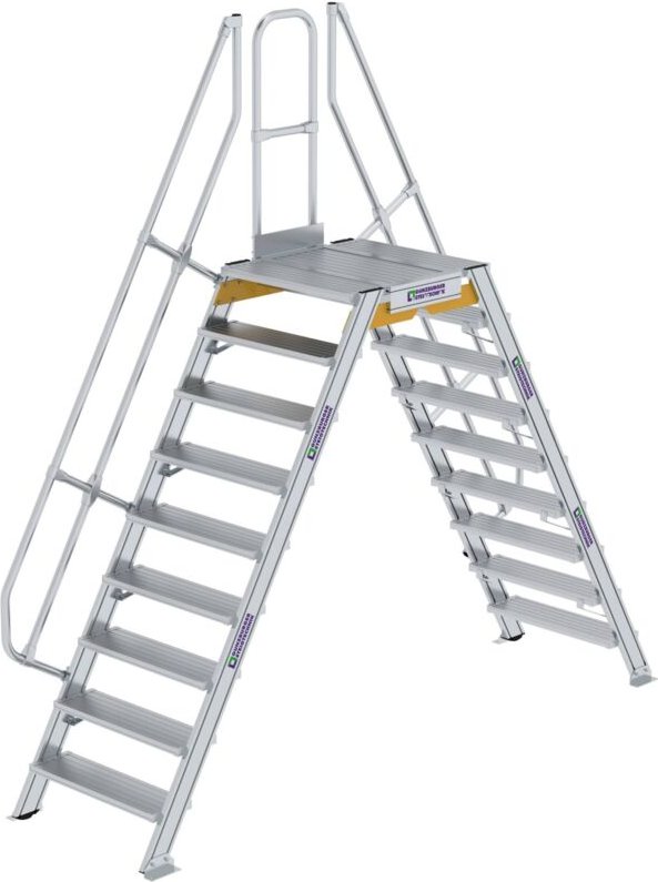 Günzburger Steigtechnik Überstieg 60° Stufenbreite 800 mm 9 Stufen - 600919