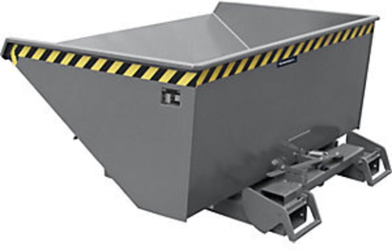 Bauer Kippbehälter 4A 900, lackiert, Mausgrau