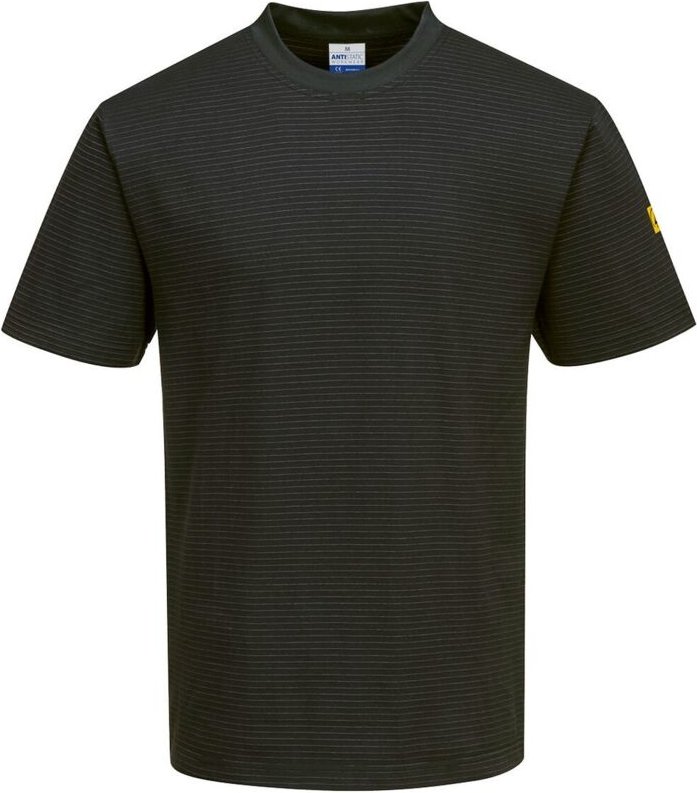 Portwest Antistatisches ESD T-Shirt AS20 Gr. S schwarz