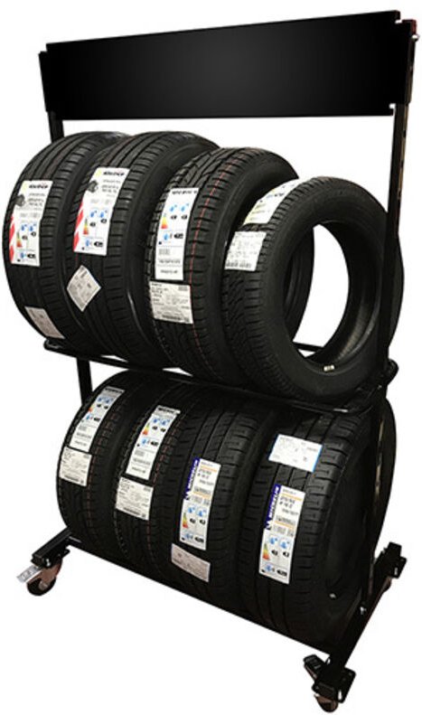 Reifen-Displaywagen - Max. Belastung 150kg - RAYOPN/PRES