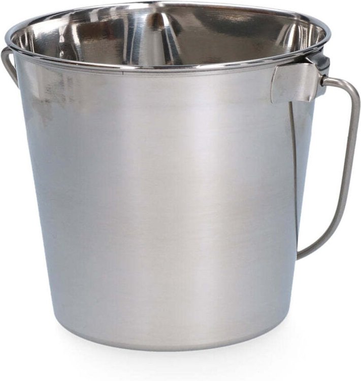 Edelstahleimer 189 l mit flacher seite