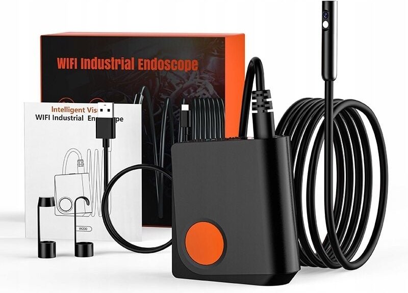 ENDOSKOP-INSPEKTIONSKAMERA 5,5 mm WiFi DUO-Telefonanwendung IP67 LED 5 m