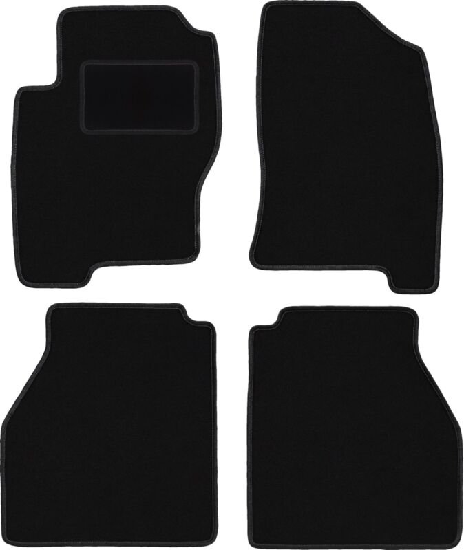 Schwarze Veloursmatten für: Nissan Navara III D40 Pickup (2005-2011)