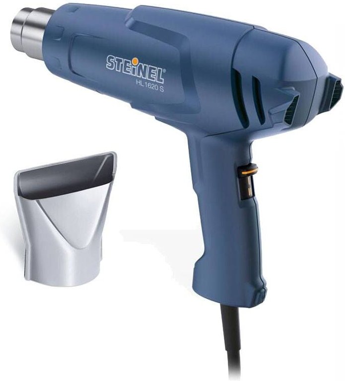 Steinel Heissluftgebläse HL 1620 S KF Set mit Abstrahldüse im Koffer