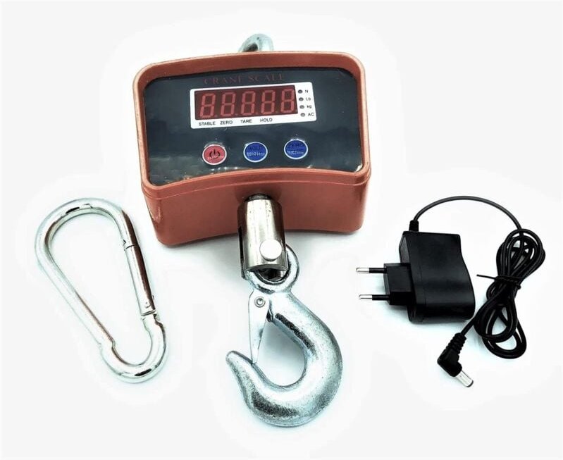 1000 kg Kranwaage mit Industrie-Aufhängehaken