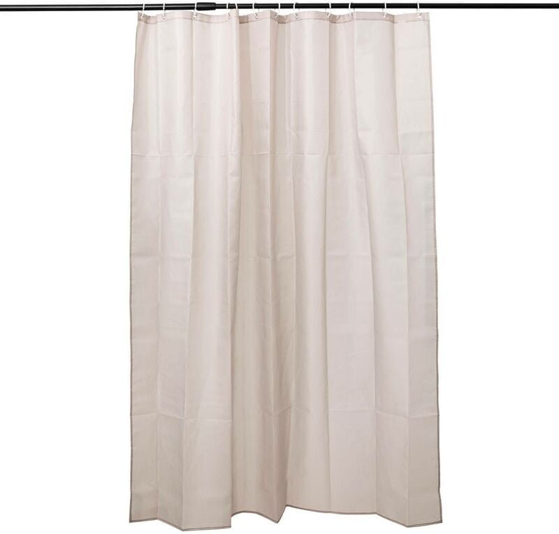Duschvorhang 180x200cm colorama naturbeige - 5five