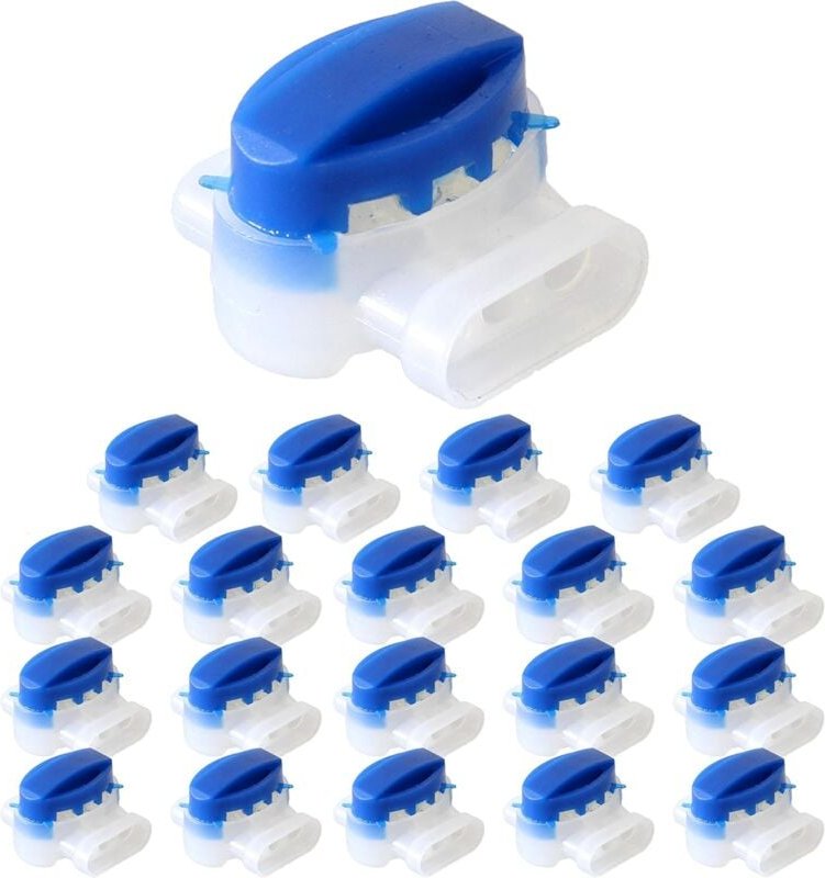 Thumbnail - Kabelverbinder 20x Verbinder für Begrenzungskabel, Reparaturset für Mähroboter-Kabel, Kabelklemme, zum Verbinden von Kab...