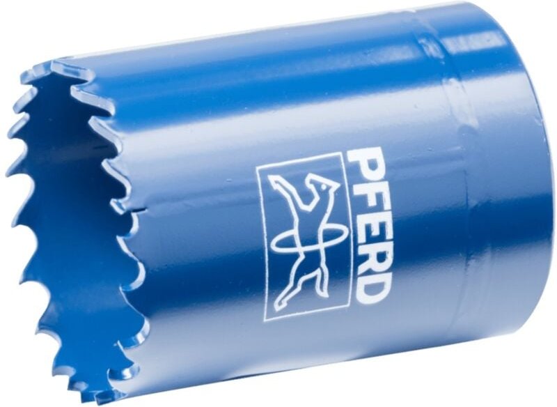 PFERD TOOLS Bi-Metall Lochsäge Co8/M42 Ø 38 mm Schnitttiefe 36 mm für Stahl, Edelstahl, Blech, Holz
