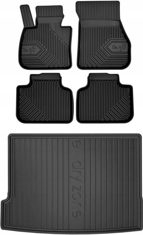 SET 77 Gummimatten und Fußmatten BMW X2 F39 ab 2017