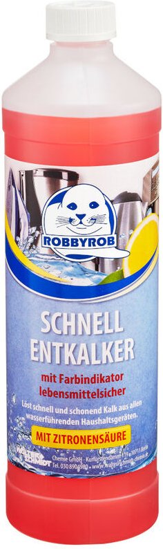 Robbyrob Schnell Entkalker mit Farbindikator 1 Liter