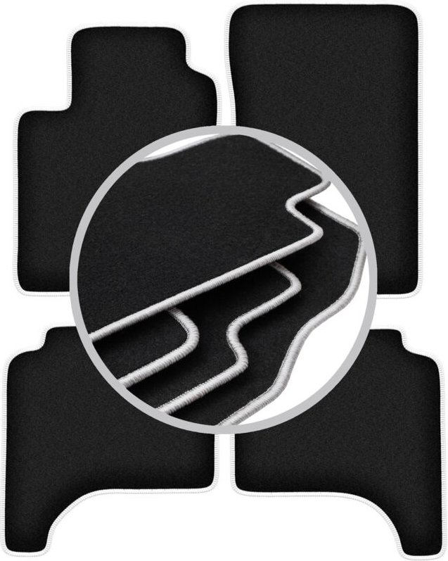 CARLUX-SILVER Autofußmatten für: Suzuki Grand Vitara I 5-Türer (1998-2005)