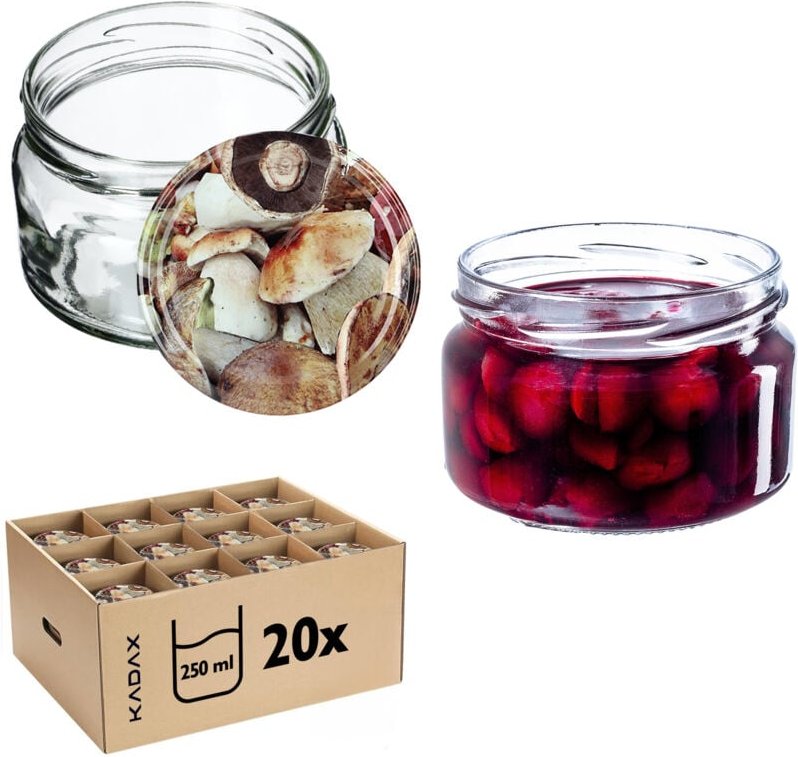 Glas Klara 250ml fi82 TO-250/1 Paket 20 Stück - Kadax