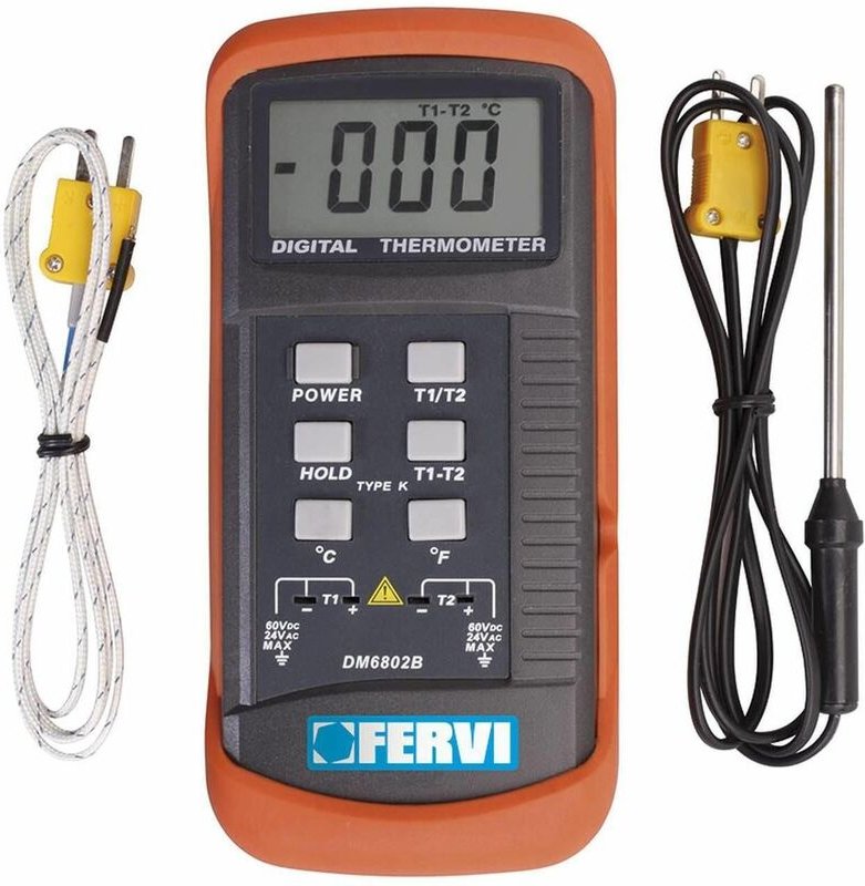 Fervi - tragbar termometer digital temperatur messgerät T063