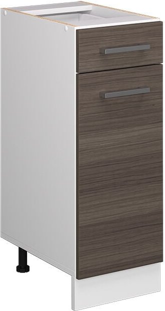 Vicco - Küchenunterschrank R-Line, Grau, 30 cm ohne Arbeitsplatte