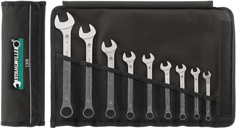 Stahlwille - 96400804 13/17 Ring-Maulschlüssel-Satz Schlüsselweite (Metrisch) 6 - 22 mm