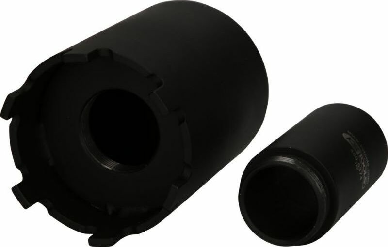 Ks tools Nutmuttern-Schlüssel-Satz mit Führungsrohr für Mercedes, ø 71,5 mm , 2-tlg ( 460.5380 )