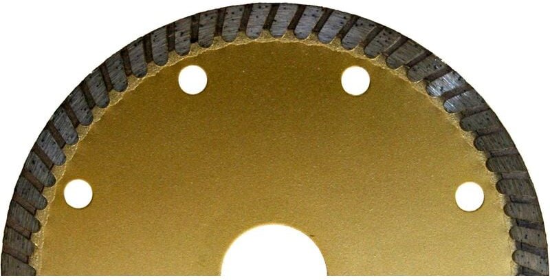 Diamantscheibe, extra dünn, geschlossener rand, ø 125 mm