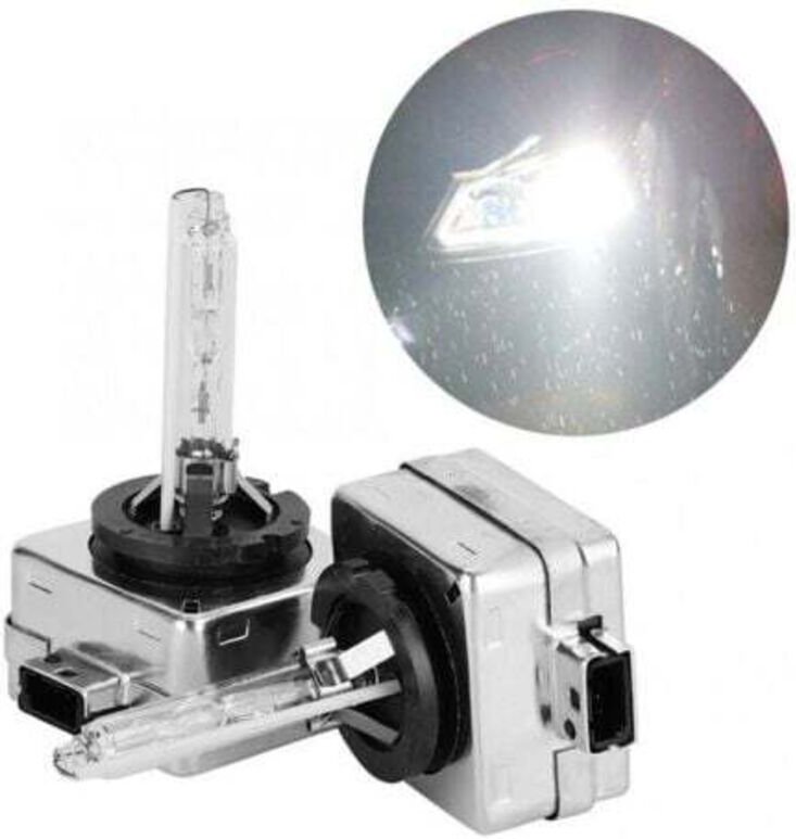 D1S 35W Xenon HID-Lampe HID-Umrüstsatz 6000K 12V Diamantweiß + 300% Ultra Clear Bi HID-Lampen-Umrüstsatz, 2 Stück, INHHU...