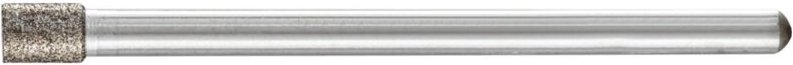 CBN-Schleifstift Zyl. ø 4,0mm Schaft-Ø 3 mm B126 (mit.) zum Schleifen von Bohrungen/Radien - Pferd