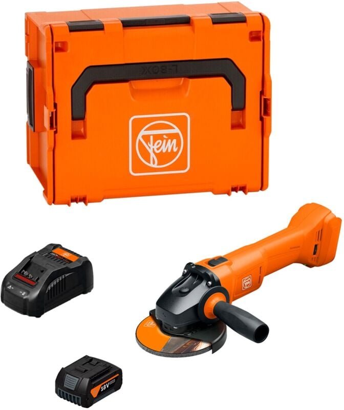 Fein - Winkelschleifer ccg 18-125-10 as (1 x 5,0 Ah + GAL1880CV + L-Boxx 238)