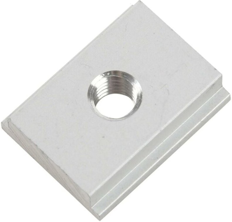 Woosien - Stück Plattenpressblock M6 kleiner Schieber T-Nut Holzbearbeitungswerkzeug