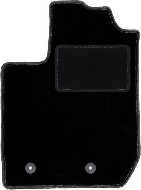 Fahrermatte schwarz für: Dacia Duster II 2WD SUV (2018-)