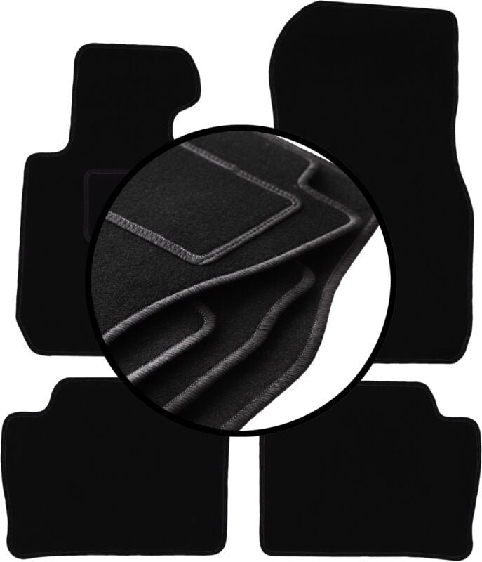 Komplettset Veloursmatten für: BMW 3 F31 Kombi, Touring (2011-2018)