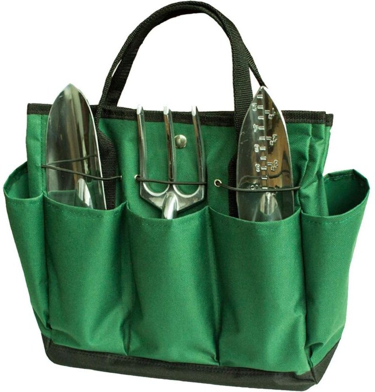Thumbnail - Gartengerätetasche, Garten-Tragetasche, Aufbewahrungstasche für Gartengeräte mit mehreren Taschen, kompakte Organizer-Ta...