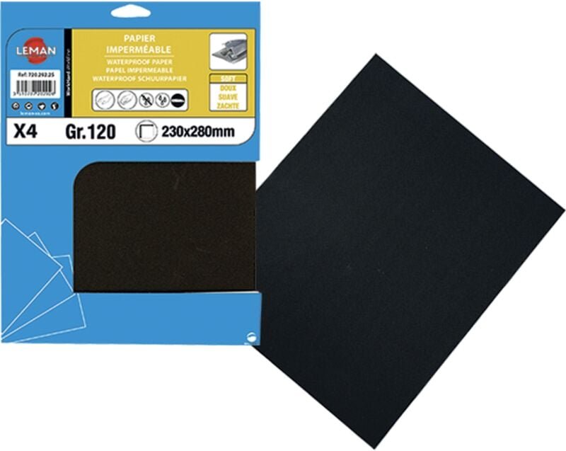 Körnermatte Classic Breite 230 Länge 280 Körnung 150 Blister à 4