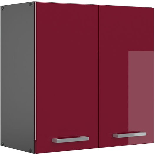 Thumbnail - Vicco - Hängeschrank R-Line, Bordeaux Hochglanz, 60 cm