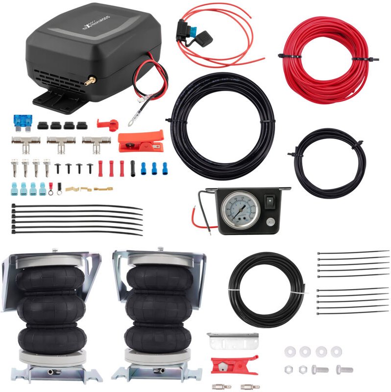 Maxpeedingrods - Luftfeder + Kompressor Kit for Iveco Daily 35S & 35L Einzelne Hinterräder 2014-