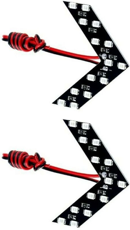 Woosien - 2 stücke Universal 14-smd Auto Seite Rückspiegel Blinker Led-leuchten Blinker Nachrüstung Gelbes Licht
