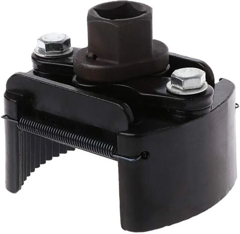 Shining House - lé Universeller verstellbarer quadratischer Ölfilter, 1/2 Zoll, Schwarz (80–105 mm)