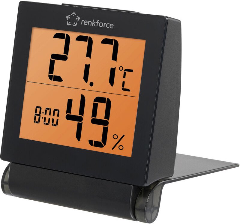 Thermo-/Hygrometer Schwarz E0111H - Renkforce