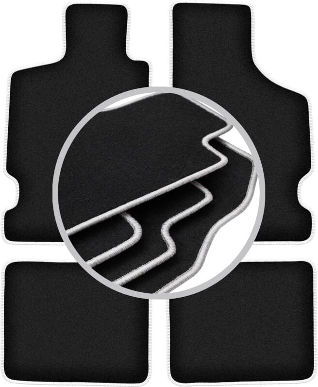 CARLUX-SILVER Autofußmatten für: Citroen Saxo Fließheck (1996-2003)