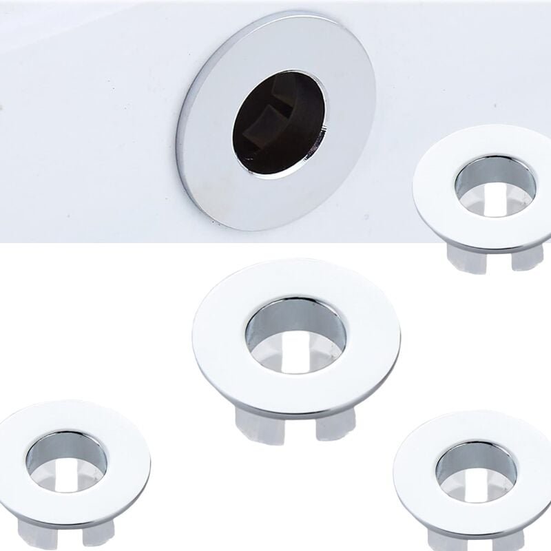 Stück Waschbecken Überlaufring, Waschbecken Überlaufringe Waschbecken Überlaufring Waschbecken Überlaufabdeckung, 22-24 ...