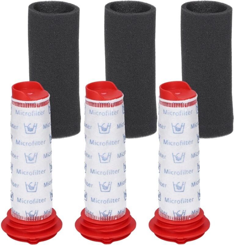 3x Filterset geeignet für Bosch Staubsauger Athlet 25.2v, Athlet Zoo'o BCH6ZOOO Pro Animal BCH6L2560, BCH6L2561 - Ersatz...