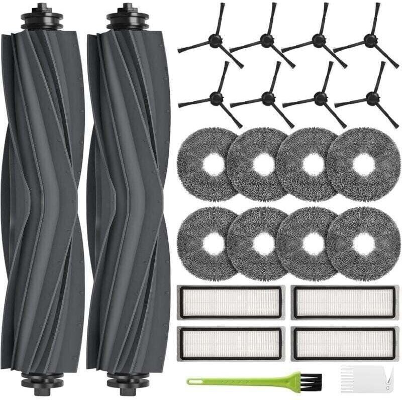 Zubehör für Dreame L10s Ultra / L10s Pro / L10 Ultra, Ersatzteile für Xiaomi X10 Plus Staubsauger, 2 Hauptbürste, 8 Rein...