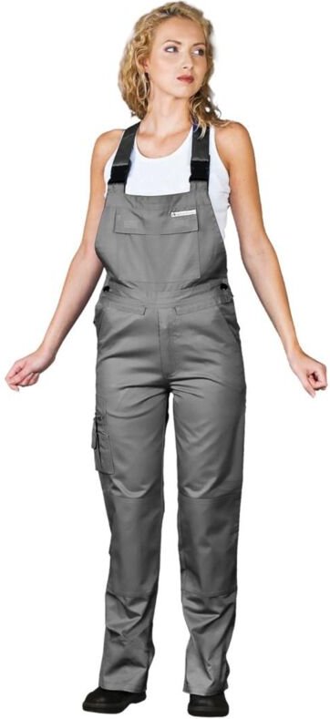 Damen Arbeitslatzhose grau 42